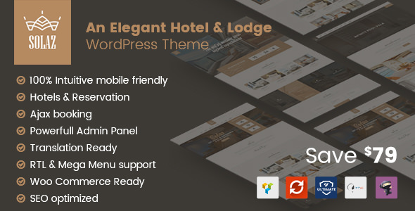 Solaz v1.1.0 - An Elegant Hotel & Lodge WordPress Theme Solaz v1.1.0 - An Elegant Hotel & Lodge WordPress Theme