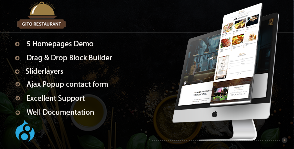 GITO - Cafe & Restaurant Drupal 8.5 Theme GITO - Cafe & Restaurant Drupal 8.5 Theme